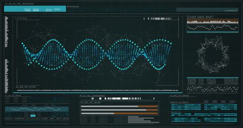 High-Tech Digital DNA Structure Visualization - Download Free Stock Images Pikwizard.com