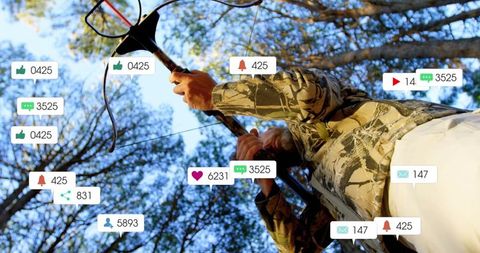 Wilderness Archer: Camo-Clad Man Merges Archery with Social Media