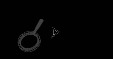 Abstract Digital Icons on Black Background - Download Free Stock Images Pikwizard.com