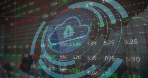 Cybersecurity and Cloud Computing in Financial Markets - Download Free Stock Images Pikwizard.com