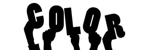 Creative colorful hands on transparent background