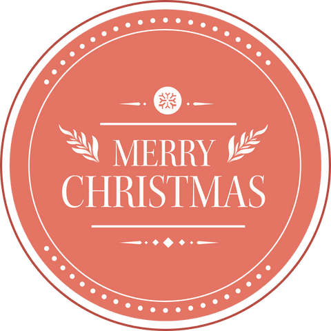 transparent merry christmas circle sticker design in red - Download Free Stock Videos Pikwizard.com