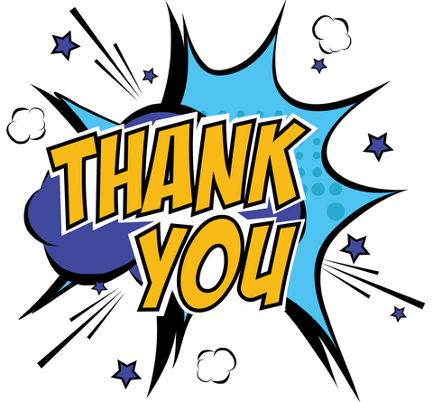 Colorful Comic Style Thank You Text Transparent Background - Download Free Stock Videos Pikwizard.com