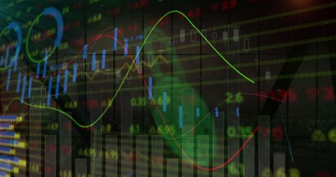 Dynamic Stock Market Graphs Show Financial Analytics and Trends - Download Free Stock Images Pikwizard.com