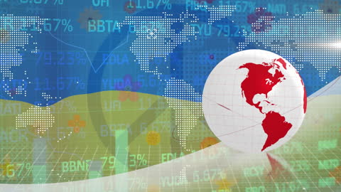 Global Financial Trends and Data Visualization with Digital Globe