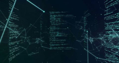 Futuristic Digital Network with Data Streams and Abstract Connections - Download Free Stock Images Pikwizard.com
