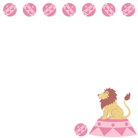 transparent canvas with illustrated lion pedestal design and pink tokens - Download Free Stock Videos Pikwizard.com