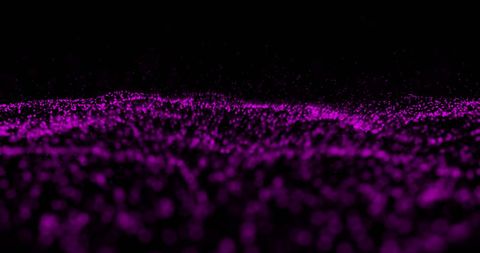 Vibrant purple digital waves on black background