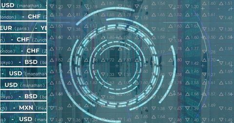 Futuristic Digital Analysis Dashboard over City Skyline - Download Free Stock Images Pikwizard.com