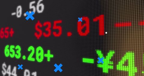 Digital Financial Data Processing Display with Graphs - Download Free Stock Images Pikwizard.com