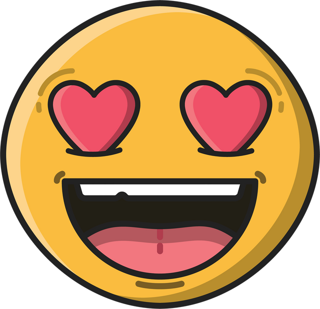 Smiling Emoji with Heart Eyes on Transparent Background - Download Free Stock Videos Pikwizard.com