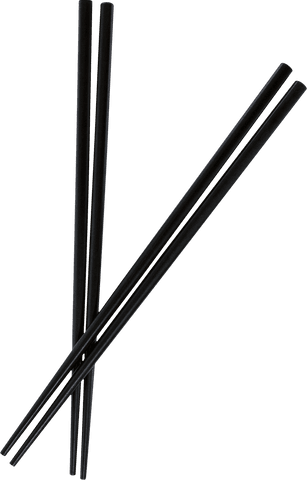 transparent black chopsticks pair isolated on white background - Download Free Stock Videos Pikwizard.com