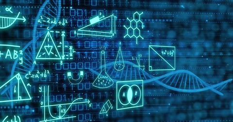 DNA Strands with Scientific Data and Binary Code Overlay - Download Free Stock Images Pikwizard.com