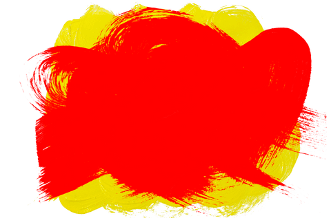 bold red and yellow abstract brush stroke on transparent background - Download Free Stock Videos Pikwizard.com