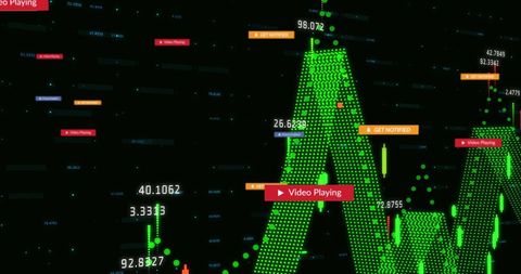 Digital Notifications and Holographic Data Visualization - Download Free Stock Images Pikwizard.com