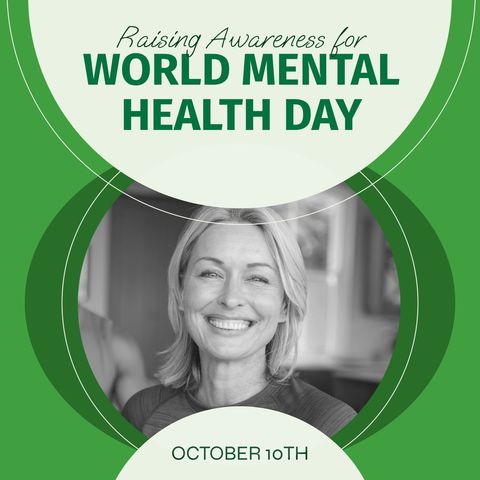 world mental health day awareness campaign banner design - Download Free Stock Templates Pikwizard.com