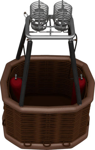 transparent hot air balloon basket vector shipment symbol - Download Free Stock Videos Pikwizard.com