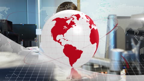 Global Network Connections and Digital Interface in Business