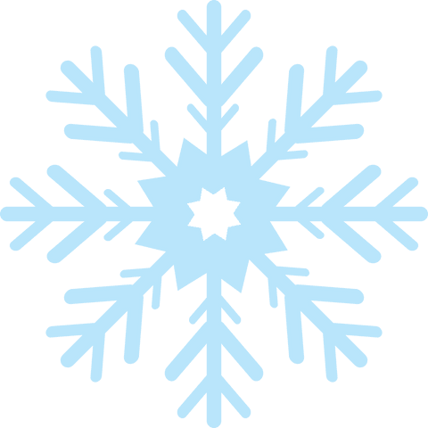 Transparent Blue Snowflake Illustration on White Background - Download Free Stock Videos Pikwizard.com