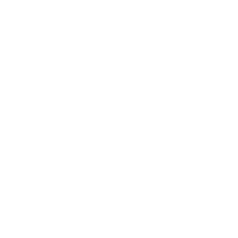 White fashion bag icon on transparent background