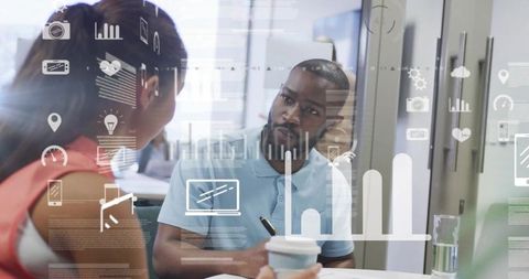 Diverse Professionals Engaged in Innovative Business Meeting