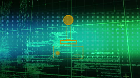 Digital Interface with Data Processing Overlays on Gamepad Icon
