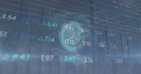 Global Financial Data and Technology Digital Interface - Download Free Stock Images Pikwizard.com