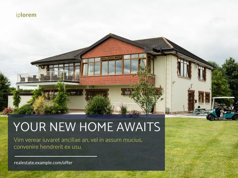 Elegant Suburban Home with Lush Green Surroundings