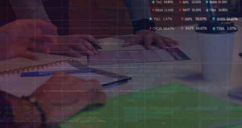 Analyzing Financial Data and Charts in Modern Business Workspace - Download Free Stock Images Pikwizard.com