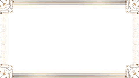 elegant gold rectangular frame with ornate filigree on transparent background - Download Free Stock Videos Pikwizard.com