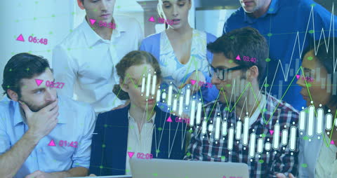 Diverse Business Team Analyzing Data Insights for Decision Making