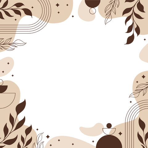 transparent abstract nature-inspired border with leaf elements - Download Free Stock Videos Pikwizard.com