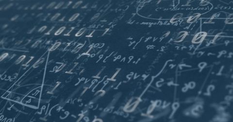 Binary Code and Mathematical Equations Background - Download Free Stock Images Pikwizard.com