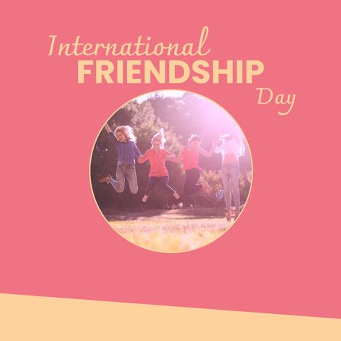International Friendship Day Celebration with Happy Friends