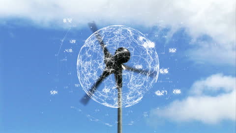 Digital Visualization on Wind Turbine for Energy Solutions