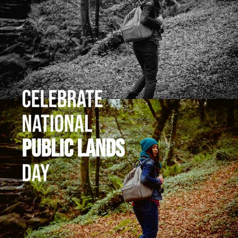 celebrating national public lands day with nature hike - Download Free Stock Templates Pikwizard.com