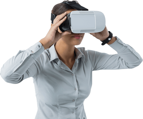 Transparent Virtual Reality Technology in Professional Environment - Download Free Stock Videos Pikwizard.com
