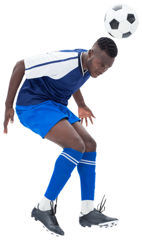 soccer player performing headers with transparent background - Download Free Stock Videos Pikwizard.com