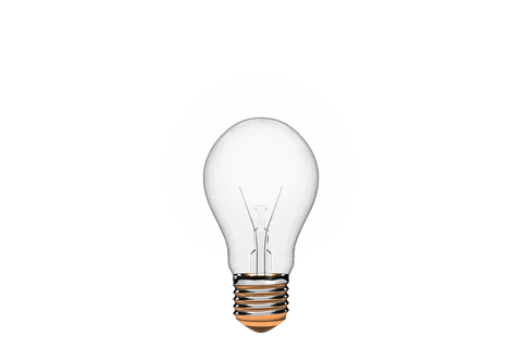 transparent light bulb with illuminated filament - Download Free Stock Videos Pikwizard.com