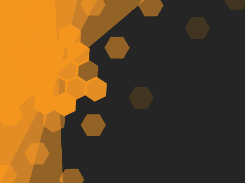 Abstract Yellow Black Hexagonal Shapes on Transparent Background - Download Free Stock Videos Pikwizard.com