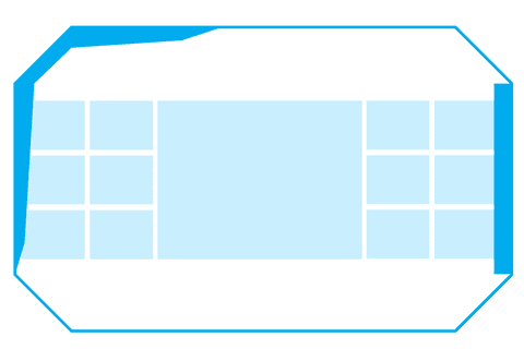 Blue Geometric Shapes on Transparent Background Vector Art - Download Free Stock Videos Pikwizard.com