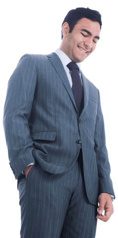 Happy Biracial Businessman in Suit on Transparent Background - Download Free Stock Videos Pikwizard.com