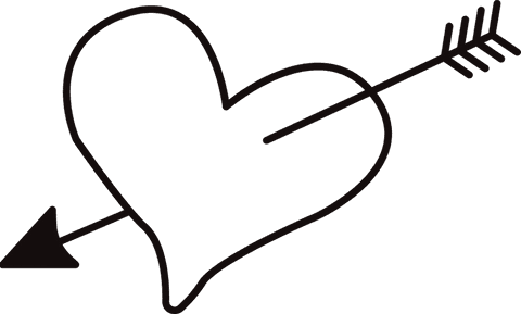 Transparent Minimalist Heart with Arrow Line Art Symbol - Download Free Stock Videos Pikwizard.com