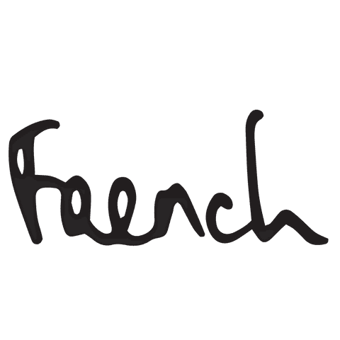 Handwritten french text on transparent background illustration
