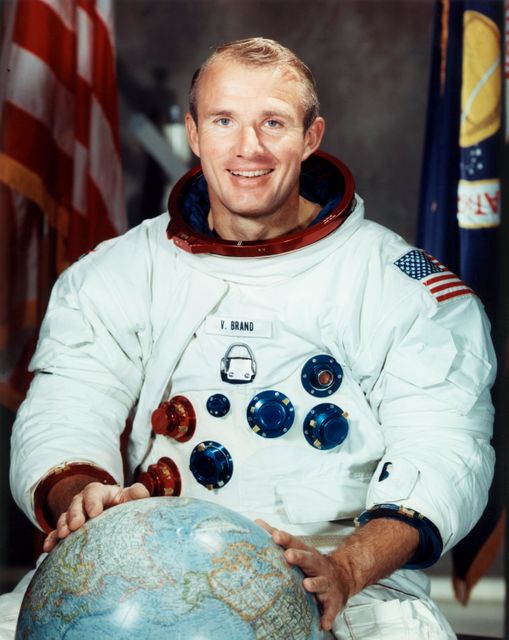 Vance D. Brand portrait after being selected for the Apollo program. (JSC photo S71-51263)