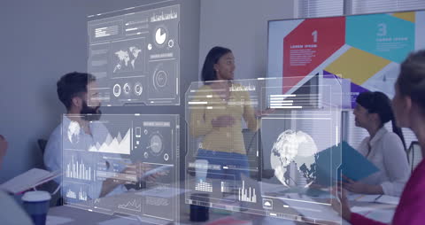 Digital Data Analytics in Multicultural Business Meeting