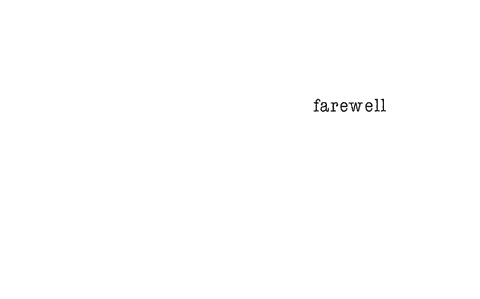 Transparent Farewell Text PNG Design