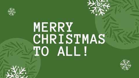 Christmas Greeting Card with Snowflakes and Mistletoe Design - Download Free Stock Templates Pikwizard.com