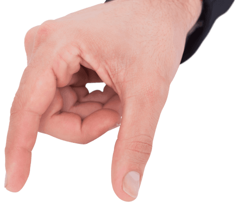 hand with fingers measuring on white background transparent - Download Free Stock Videos Pikwizard.com