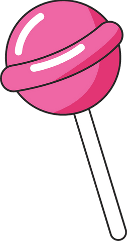 Pink Lollipop Float on Transparent Background with Glossy Sheen - Download Free Stock Videos Pikwizard.com